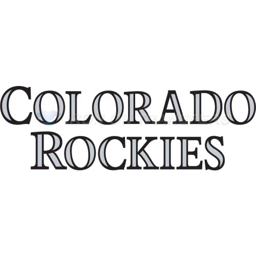 Colorado Rockies Iron-on Stickers (Heat Transfers)NO.1568